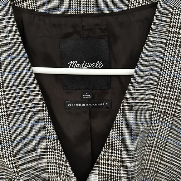 Madewell Glen plaid vest - Picture 3 of 4